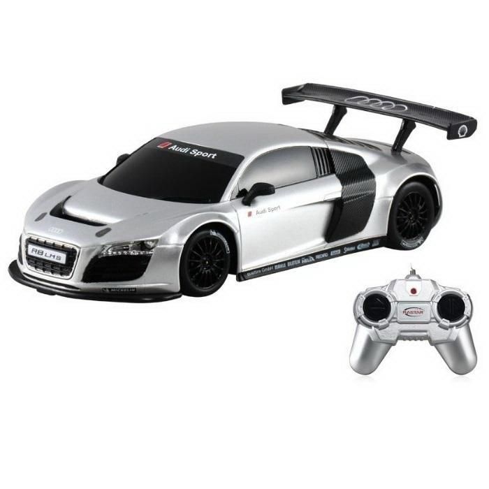 RASTAR 46800S Машина р/у 1:24 AUDI R8 серебряный