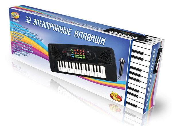 Детский синтезатор (пианино электронное) с микрофоном, 32 клавиш