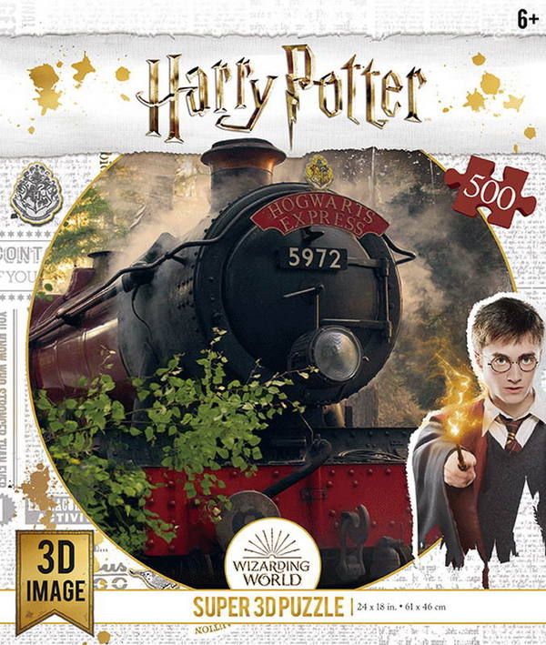 Prime 3D 32506-SBM Пазл 3D Хогвартс-экспресс, 500 элементов