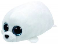 TY 42136 Teeny Tys Мягкая игрушка Белый тюлень Slippery, 10 см