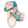 BUDI BASA SidX-313 Мягкая игрушка Зайка Ми в берете и с сумочкой, 15 см