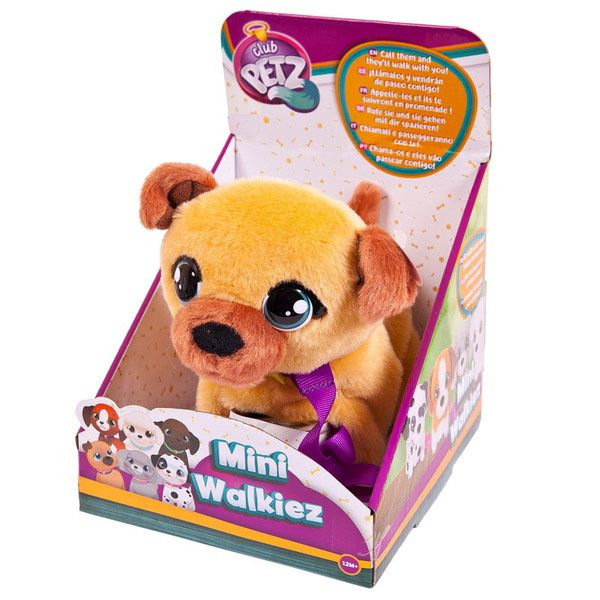 IMC Toys 99821 Club Petz Щенок Mini Walkiez Shepherd интерактивный, ходячий, со звуковыми эффектами