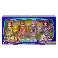 Mattel GYN57 Игровой набор Mattel Enchantimals Солнечная саванна 4 куклы