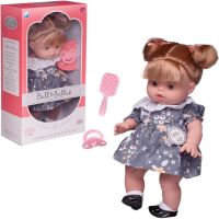 Junfa WJ-21829 Пупс-кукла Junfa Baby Ardana в платье в цветочек с аксессуарами 32см
