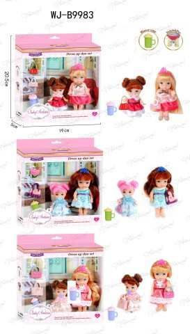ABtoys (АБтойс) A585 Игровой набор Baby Ardana Дома у сёстренок (куколки с сумочками)
