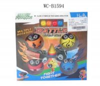 S004 Волчок-машинка, 4 штуки в наборе 18х18х4 см