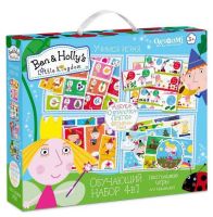 ORIGAMI 03012 Набор обучающий Ben &amp; Holly. 4в1 Азбука.Считалочка.Времена года.Прятки.