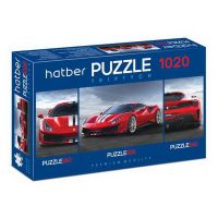 Hatber 1020ПЗ2-20413 Пазл Триптих "Premium" Super car, 260+500+260 элементов