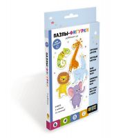 ORIGAMI 7036 Пазлы-фигурки ORIGAMI Baby Games Яркие животные 14 элементов