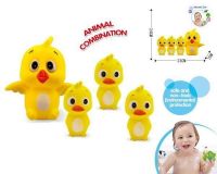 ABtoys (АБтойс) PT-01515 Набор для ванной Abtoys Веселое купание 4 предмета (мама-утка и 3 утенка)