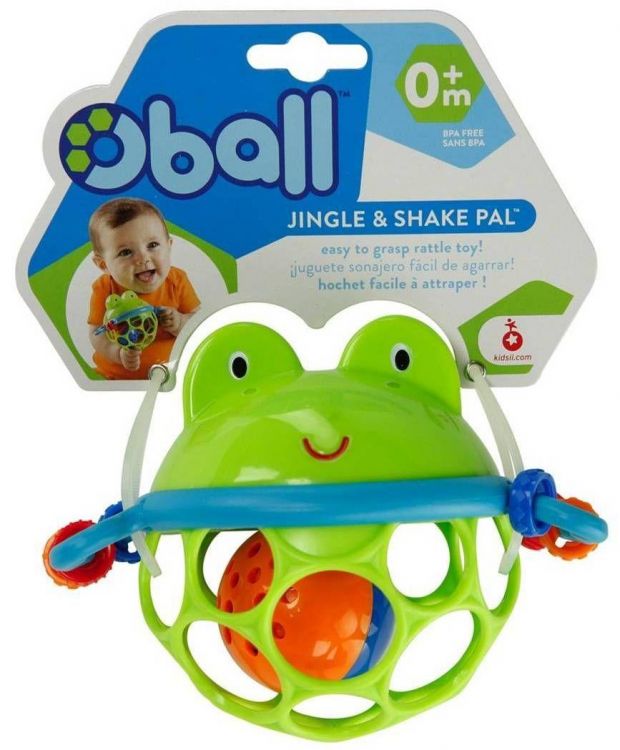 Oball 10063 Развивающая игрушка-мячик Лягушонок