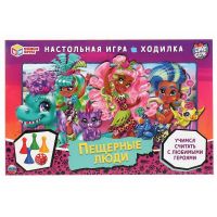 УМка 4680013713614 Настольная игра УМка Умные игры Пещерные люди Кейв клаб Игра-ходилка