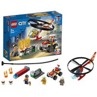 Lego City 60248 Конструктор Лего Город Fire Пожарный спасательный вертолёт, 93 детали