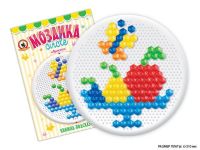 Мозаика фигурная Фрукты 180 элементов, круглая плата