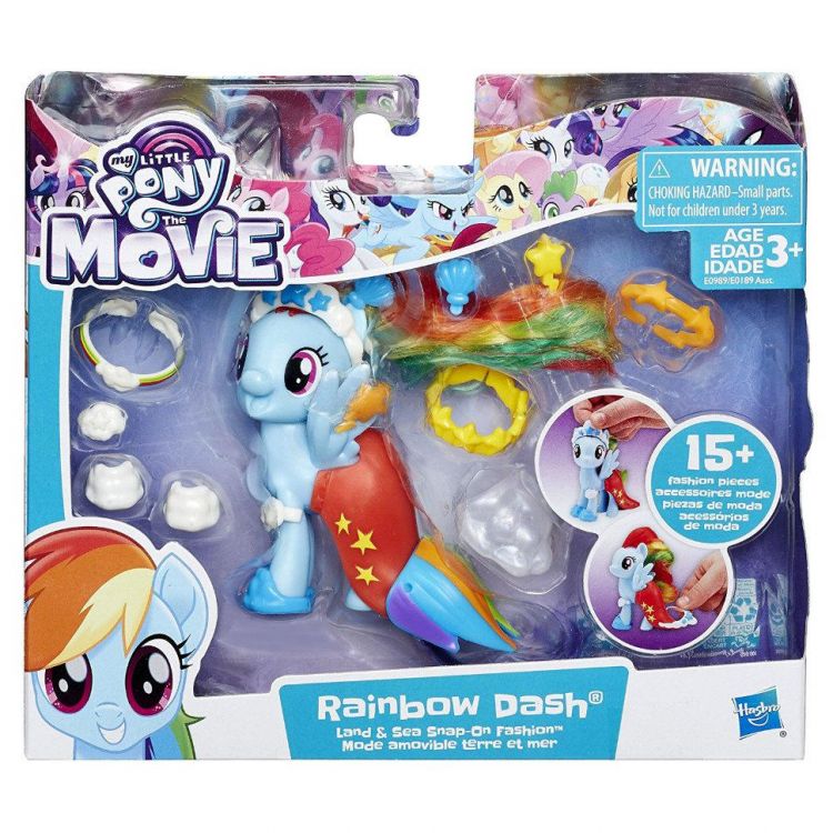 Hasbro E0989 My Little Pony Movie Пони с волшебными нарядами, Радуга