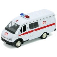 Welly 42387BAE Модель машины 1:34-39 ГАЗель Скорая помощь