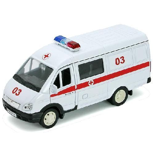 Welly 42387BAE Модель машины 1:34-39 ГАЗель Скорая помощь