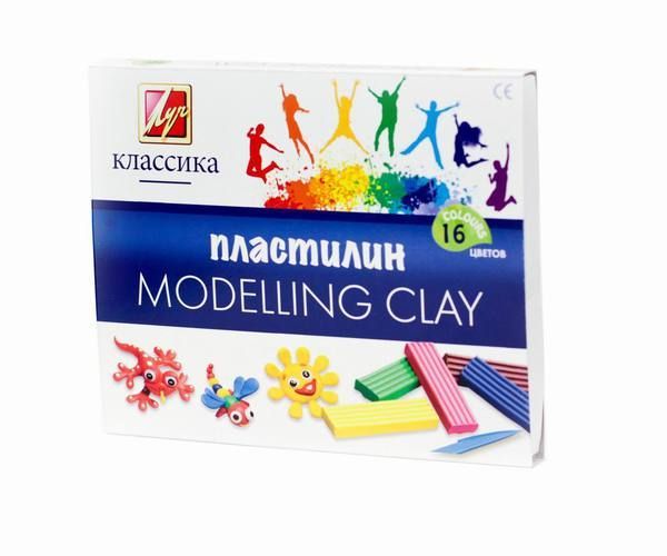 Пластилин Классика (Детство) 16 цветов