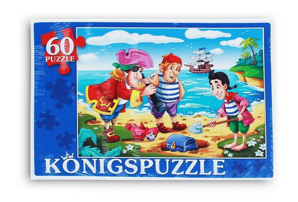 Konigspuzzle ПК60-5789 Пазл Пираты, 60 элементов