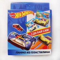 CENTRUM 88678 Набор для творчества. Панно из пластилина "Hot Wheels", 10 цветов, стек, картинка