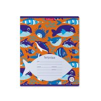 ErichKrause 48808 Тетрадь в клетку, Ocean Animals, 12 листов