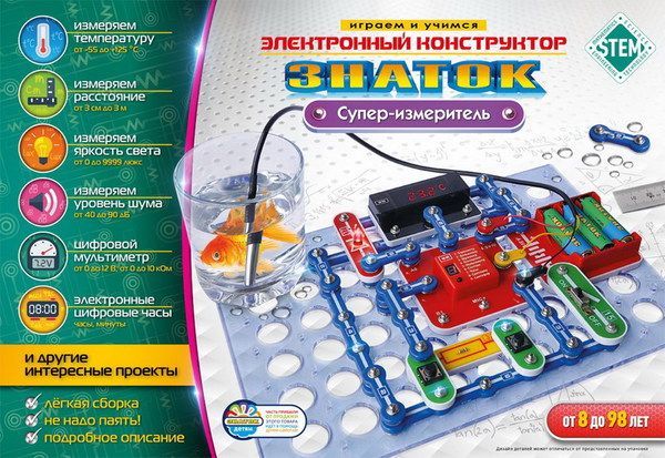 ЗНАТОК 70694 Конструктор электронный "Супер-измеритель"