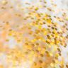 Intex 56274 Круг надувной "Transparent Glitter", золотой, 119 см