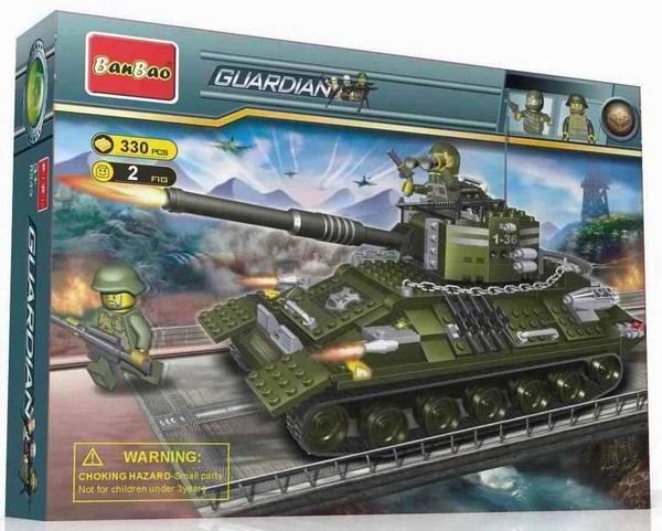 Конструктор "Танк", 330 деталей  Banbao (Банбао)