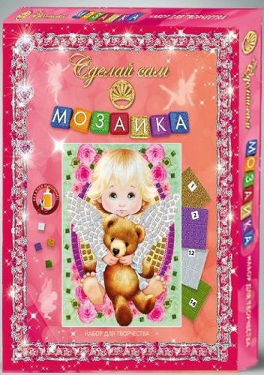 Лапландия 39200-пц Мозаика Сделай сам №7 Ангелочек с Мишкой Лапландия 39200-пц Мозаика Сделай сам №7 Ангелочек с Мишкой