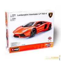 Bburago 18-15056 Сборная модель машины LAMBORGHINI Aventador LP 700-4B, 1:18, металлическая, в закрытой упаковке