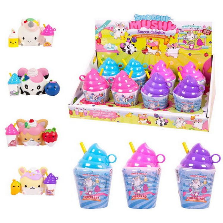 Smooshy Mushy Frozen Delight 174933-1 Игрушка-антистресс Сквиши "Десертный коктейль", 1 серия