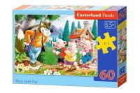 Castorland C60-06106 Пазл Три поросенка, 60 деталей