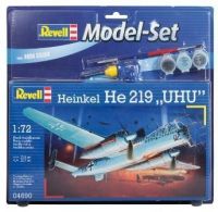 Revell 64690 Самолет Бомбардировщик-разведчик Heinkel He 219 "UHU", немецкий