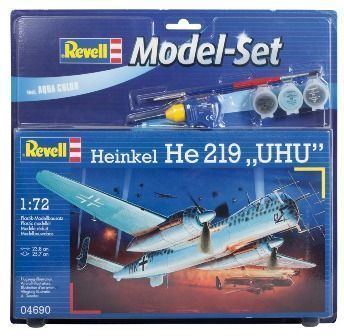 Revell 64690 Самолет Бомбардировщик-разведчик Heinkel He 219 "UHU", немецкий