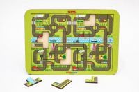 Woodlandtoys 065104 Развивающая игра Woodlandtoys Тетрис большой Карта города 28,5*19,5*0,6 см