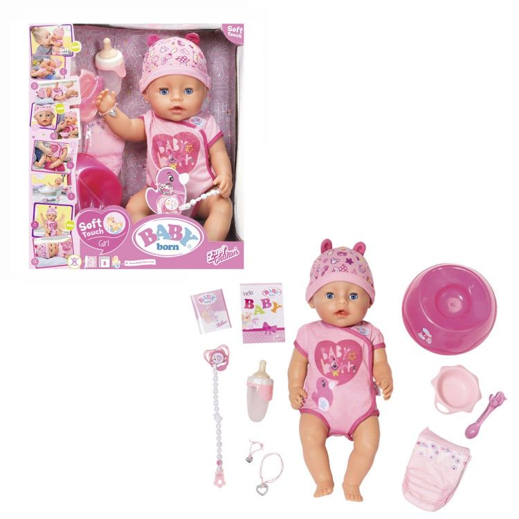 Zapf Creation Baby Born 825-938 Кукла Бэби Борн интерактивная, 43 см