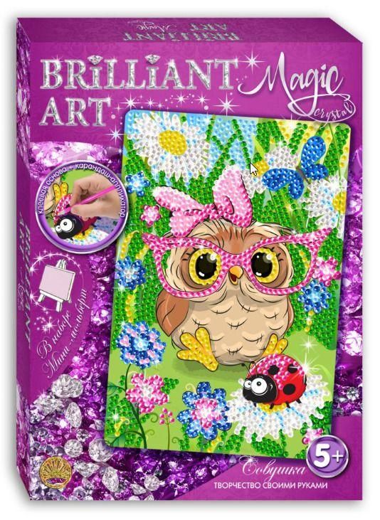 Лапландия 64627 Мозаика со стразами Magic Crystal Сова.