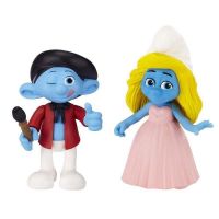 Jakks 53964 Набор из 2-х фигурок Смурфиков на шарнирах с аксессуарами, 7 см Смурфетта и Художник
