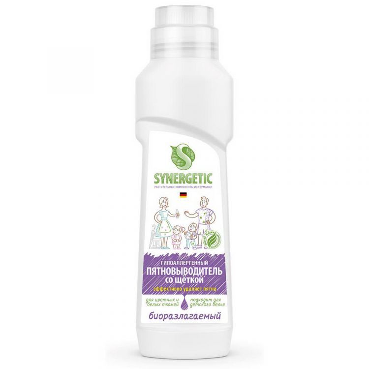 SYNERGETIC 121101 Пятновыводитель SYNERGETIC 250 мл