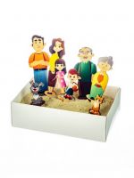 Woodlandtoys 143201 Игровой набор Woodlandtoys Семья 15*10