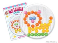 Мозаика Milk Львенок 70 эл, D 20 мм, Круглая плата