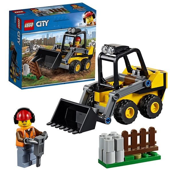 Lego City 60219 Конструктор Лего Город Great Vehicles Строительный погрузчик, 88 деталей