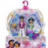 Hasbro E3082 Disney Princess Royal Clips Мини-куклы "Принцессы Диснея", Жасмин и Алладин
