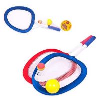 ABtoys (АБтойс) S-00177 Бадминтон и теннис, 2 в 1, 4 предмета, в сетке