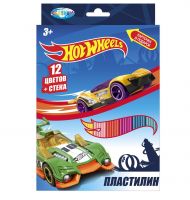 Centrum 88620 Пластилин "Hot Wheels", 12 цветов