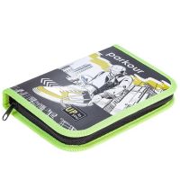 Hatber NPn-46237 Пенал Hatber 1 отделение на молнии матовая ламинация, УФ-лак На стиле с таблицей умножения 190х130мм