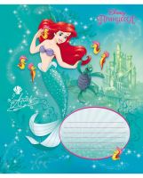 Hatber 12Т5блВ1 Тетрадь HATBER блёстки Принцессы (DISNEY), 12 листов, клетка