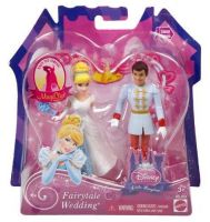 Mattel BDJ69 Мини-кукла "Принцесса Диснея" Свадебная пара, Золушка и Принц Чарльз