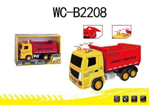 ABtoys (АБтойс) 89003A-1 Грузовик, инерционный, звуковые и световые эффекты