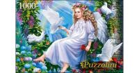 Puzzolini 9925 Пазл Ангелочек и голуби, 1000 элементов